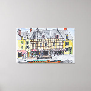 Kai Franklin, Saint-Goustan   Auray, Bretagne Leinwanddruck