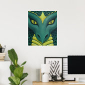 Kai Guardian Dragon Poster (Heimbüro)