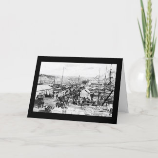 Kai in Auckland, Neuseeland 1908 Karte