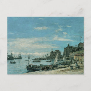 Kai in Villefranche, 1892 Postkarte