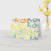 Kai Karte (Gelbe Blume)