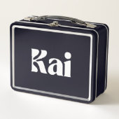 Kai Metall Brotdose (Vorderseite)