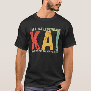 Kai Persönlicher Name Vorname Funny Kai Sprichwort T-Shirt