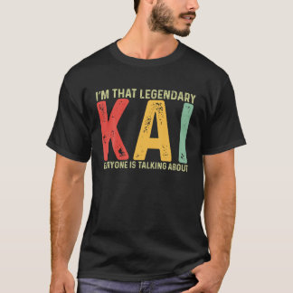 Kai Persönlicher Name Vorname Funny Kai Sprichwort T-Shirt