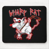 Kai-Ratten-Cartoon-Maskottchen Mousepad (Vorne)