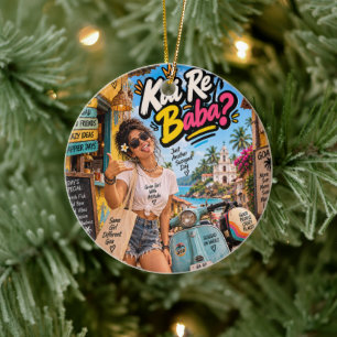 Kai Re Baba? — Nur ein weiterer Susegad-Tag Keramik Ornament