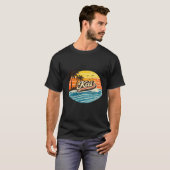 Kai Retro-Sonnenuntergangs-Name-Design T-Shirt (Vorne ganz)