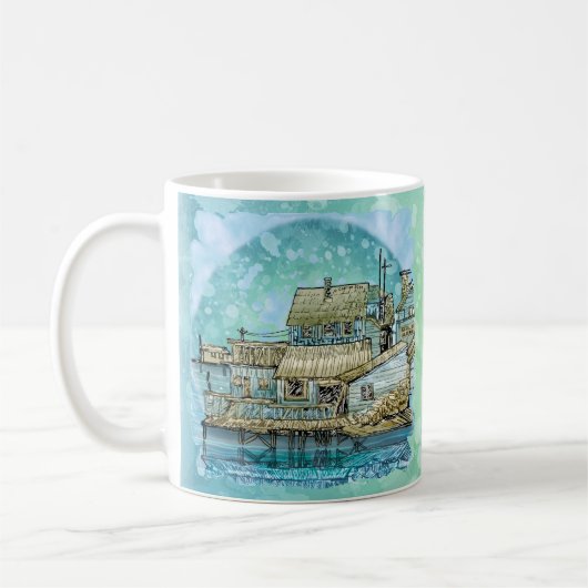 Kai-Szene-Tasse Kaffeetasse (Links)