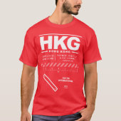Kai Tak Internationaler Flughafen HKG T - Shirt (Vorderseite)