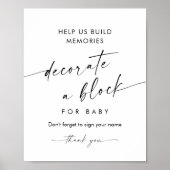 KAIA Dekorieren ein Block Baby Duwer Game-Zeichen Poster (Vorne)