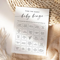 KAIA Finden Sie die Baby Bingo Game Card