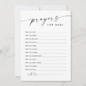 KAIA-Gebete für Baby-Adress-Karte Einladung (Vorderseite)