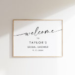 KAIA Minimalistisches Brautparty Willkommen Poster<br><div class="desc">Wo Einfachheit und Eleganz in jedem Takt aufeinander treffen,  strahlt diese minimalistische Kollektion Eleganz aus. Der moderne und stilvolle Schriftart schmückt jedes Stück mit zeitlosem Charme und ist somit die perfekte Wahl für Hochzeiten,  Brautpartys,  Babyduschen und alle anderen Anlässe,  bei denen die Schönheit des Ortes nicht allzu groß ist.</div>