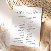 KAIA Old Ehefrauen Tales Baby Duschkarte Einladung