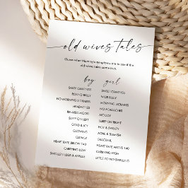 KAIA Old Ehefrauen Tales Baby Duschkarte Einladung