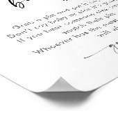 KAIA Say Baby Game Sign nicht Poster (Ecke)