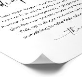 KAIA Späte Night Diapers Babydusche Zeichen Poster (Ecke)