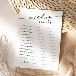 KAIA wünscht sich eine Babyberatungskarte Einladung