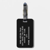 Kaiao Gepäckanhänger (Rückseite vertikal)