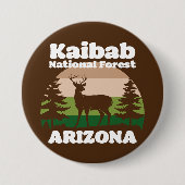 Kaibab National Forest Arizona Button (Vorderseite)