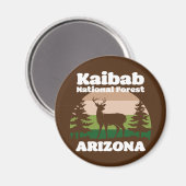 Kaibab National Forest Arizona Magnet (Vorderseite/Rückseite)