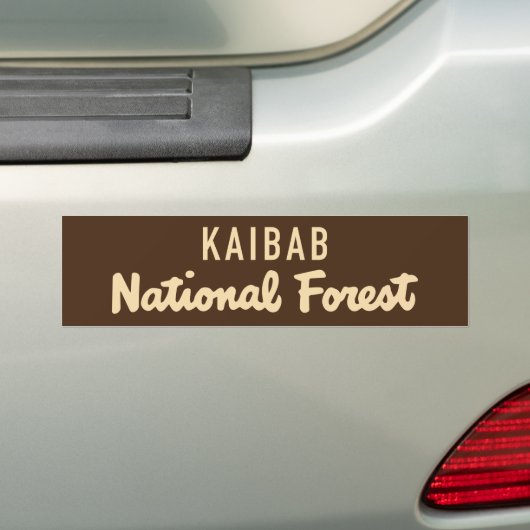 Kaibab staatlicher Wald Autoaufkleber (Auf Auto)