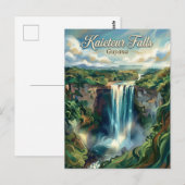 Kaieteur-Wasserfall Guyana Postkarte (Vorne/Hinten)