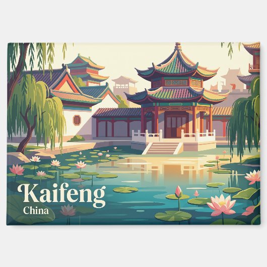 Kaifeng, China Magnet (Vorderseite)