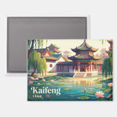 Kaifeng, China Magnet (Vorderseite/Rückseite)