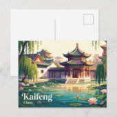Kaifeng, China Postkarte (Vorne/Hinten)