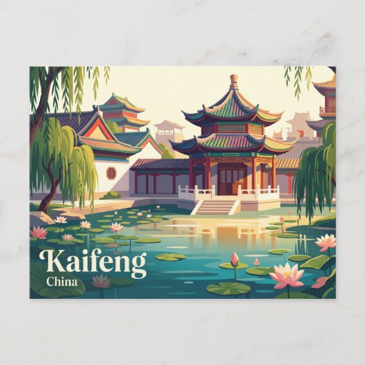 Kaifeng, China Postkarte (Vorderseite)