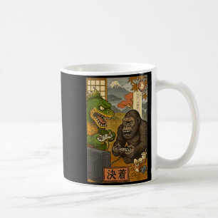 Kaiju Bigfoot Monster spielen Spiele japanischer R Kaffeetasse