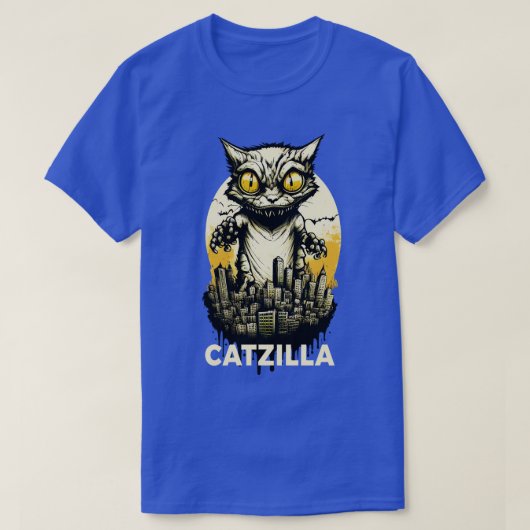 Kaiju Cat Monster Catzilla T-Shirt (Design vorne)