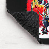 Kaiju Christmas 67 Santazilla Japanese Monster Din Mousepad (Ecke)