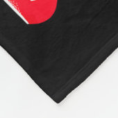 Kaiju Christmas Santazilla Japanese Monster Dinosa Fleecedecke (Ecke)