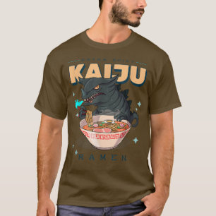 Kaiju Ramen Cat Japanisch Niedlich Kawaii Anime  T-Shirt