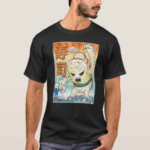 Kaiju Sushi Japanisches Monster T-Shirt