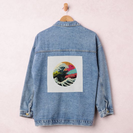Kaiju Waves Design Jeansjacke (Hangar)