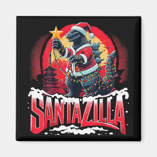 Kaiju Weihnachten Santazilla japanisches Monster D Magnet