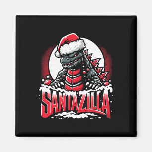 Kaiju Weihnachten Santazilla japanisches Monster D Magnet