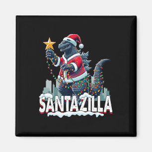 Kaiju Weihnachten Santazilla japanisches Monster D Magnet