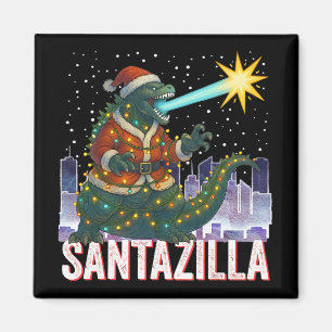 Kaiju Weihnachten Santazilla japanisches Monster D Magnet