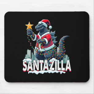 Kaiju Weihnachten Santazilla japanisches Monster D Mousepad