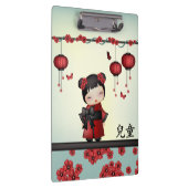 Kaiko the Kokeshi "Child" Klemmbrett (Rechts)