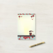 Kaiko the Kokeshi "Child" Post-it Klebezettel (Auf Schreibtisch)