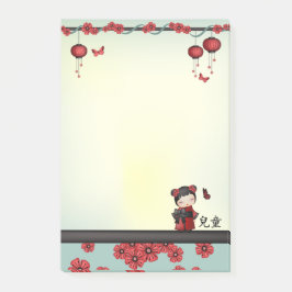 Kaiko the Kokeshi "Child" Post-it Klebezettel