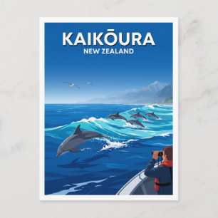 Kaikōura Marine Wildlife Sanctuary Neuseeland Postkarte