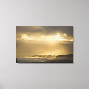 Kaikoura, Neuseeland. Kaikoura ist bekannt für Leinwanddruck