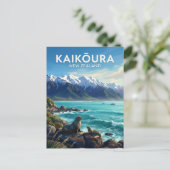 Kaikōura Neuseeland Postkarte (Stehend Vorderseite)
