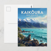 Kaikōura Neuseeland Postkarte (Vorne/Hinten)